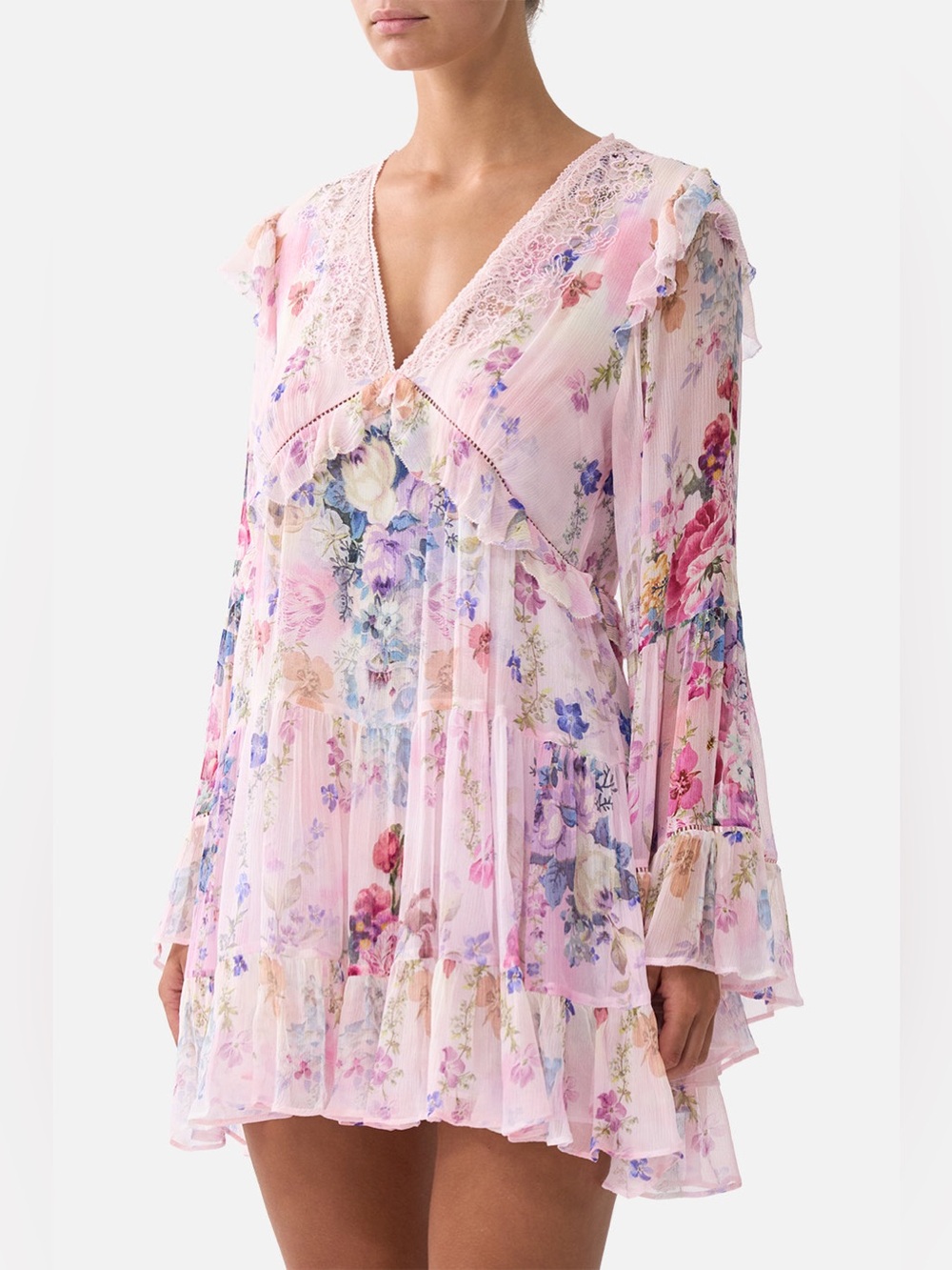 Camilla Tiered Swing Mini Dress
Palatial Pastels - Picture 5 of 8